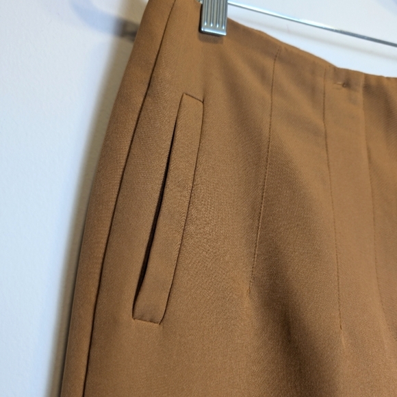 2 Pair Bundle High Waist Work Pants With Pockets Tan and Steel Blue Size Medium - Picture 4 of 11
